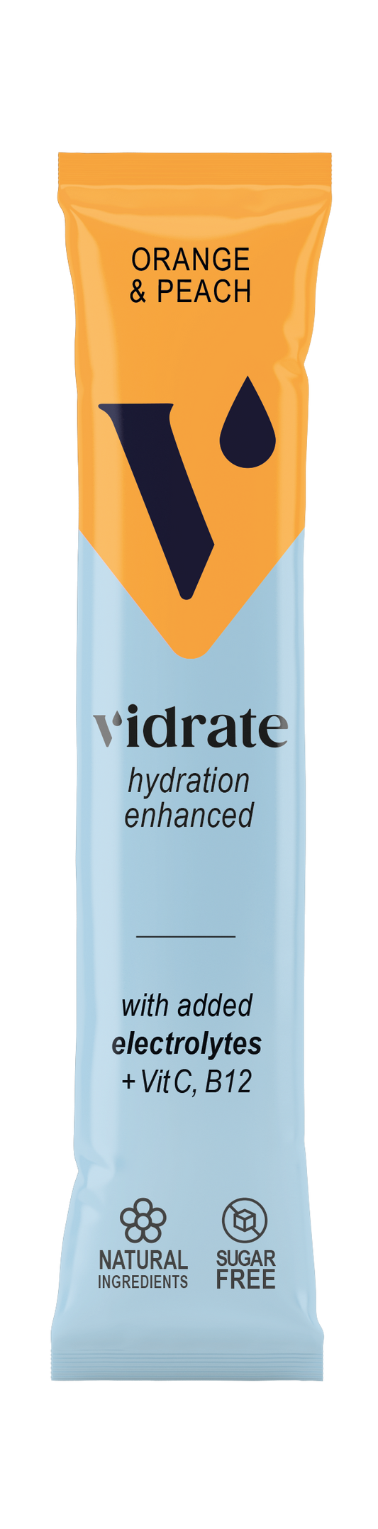 Vidrate Hydration Powder 10x3g Orange Peach