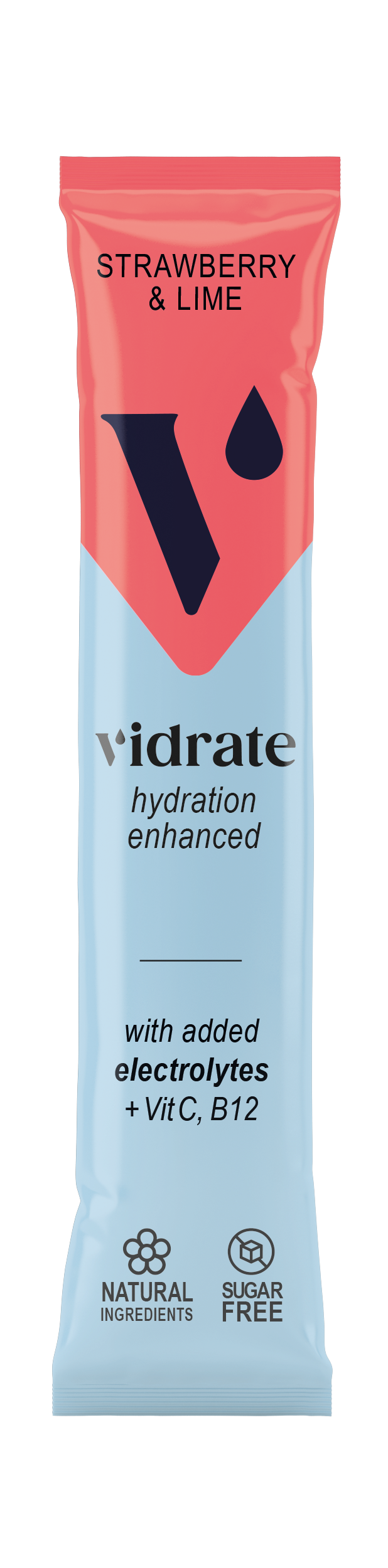 Vidrate Hydration Powder 10x3g Strawberry Lime
