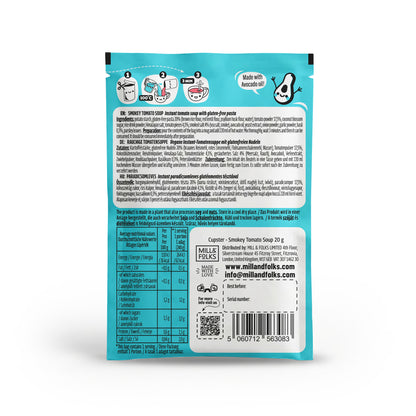 Cupster instant smokey tomato soup single  (20g)