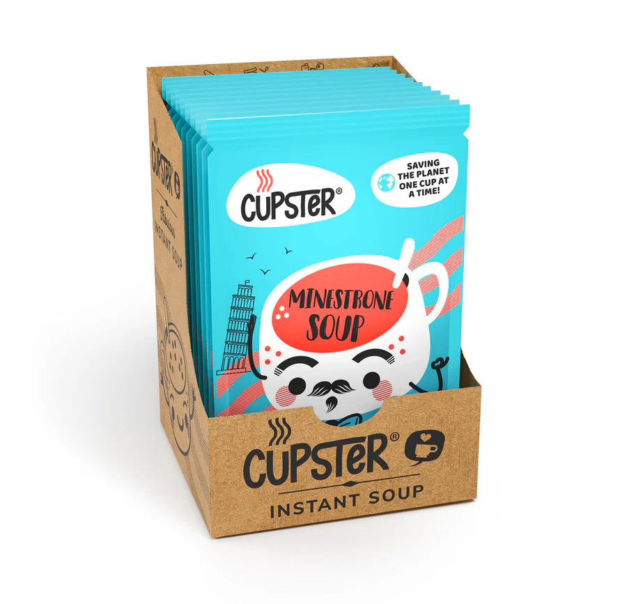 Cupster instant minestrone soup 10 pack (15g)