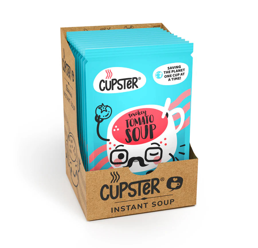 Cupster instant smokey tomato soup 10 pack 