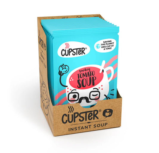 Cupster instant smokey tomato soup 10 pack 