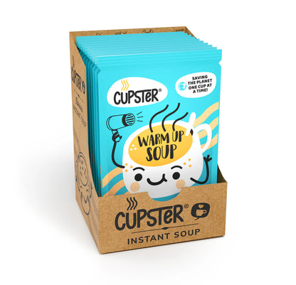 Cupster instant turkish red lentil creamsoup 10 pack Front package view