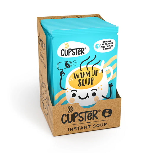 Cupster instant turkish red lentil creamsoup 10 pack Front package view