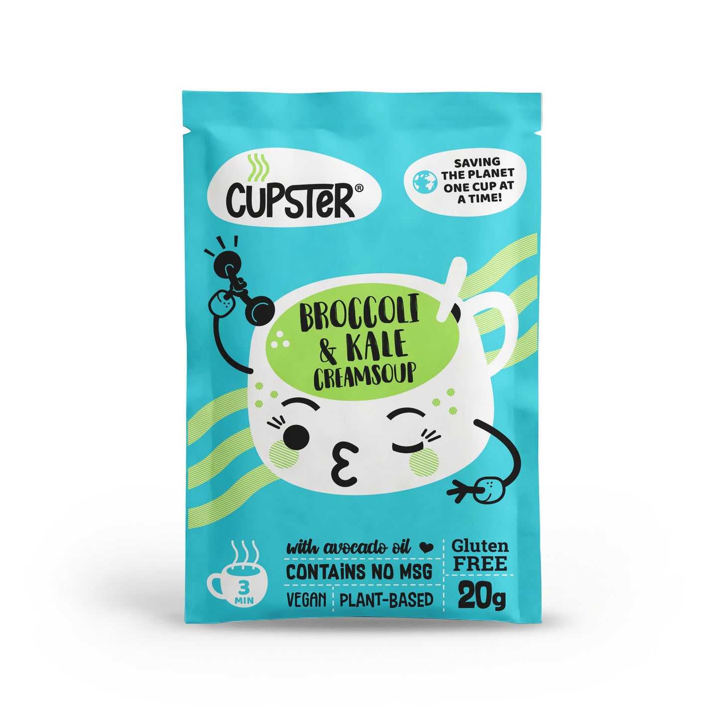Cupster instant broccoli - kale creamsoup single (20g)