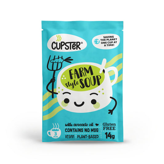 Cupster instant farm style soup single  (14g)