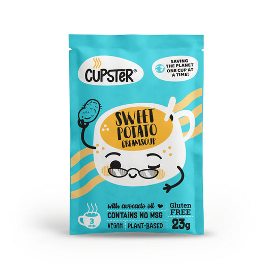 Cupster instant sweet potato cream soup single  (23g)