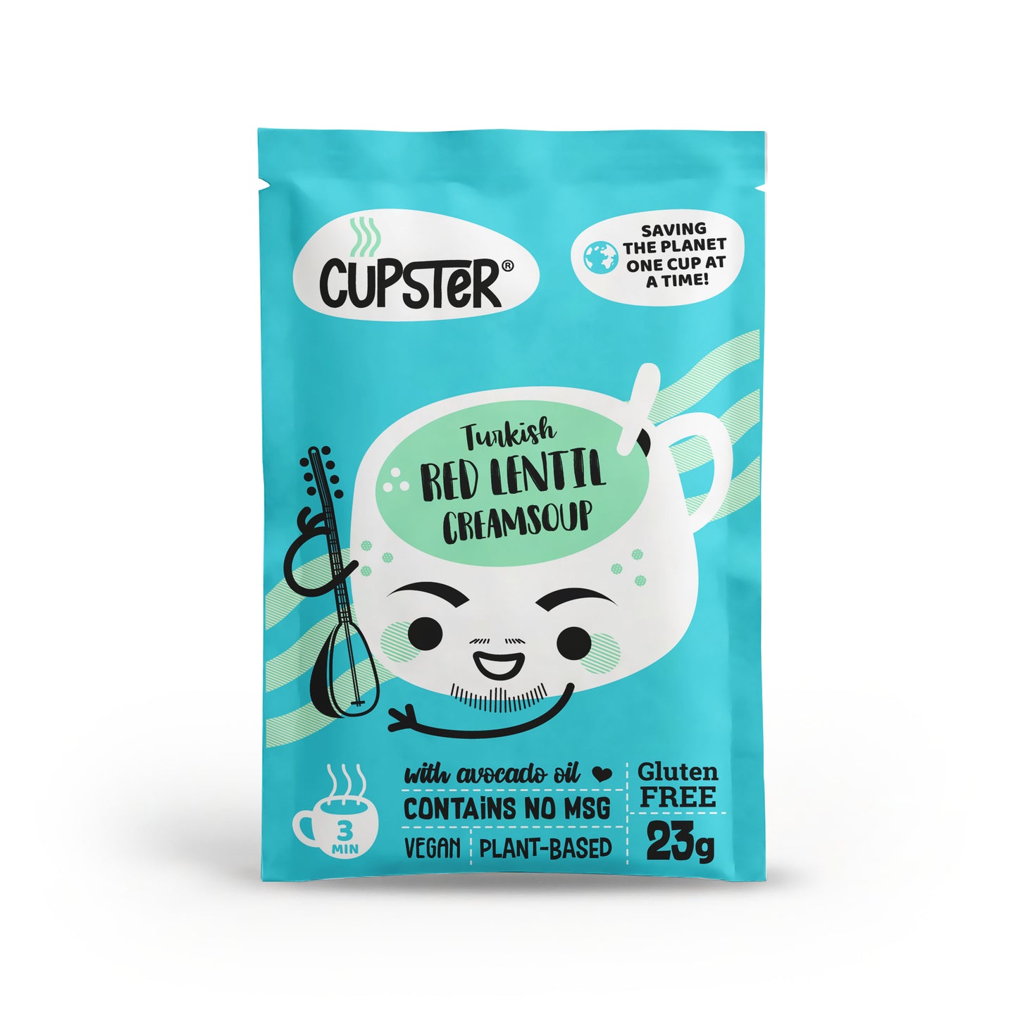 Cupster instant turkish red lentil creamsoup single  (23g)