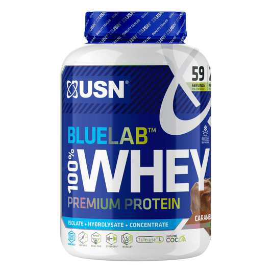 USN Blue Lab Whey 2kg Caramel Chocolate