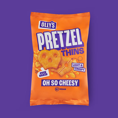Olly's Oh So Cheesy Pretzel Thins (140g)