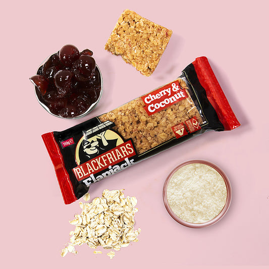 Blackfriars - Cherry and Coconut Flapjack