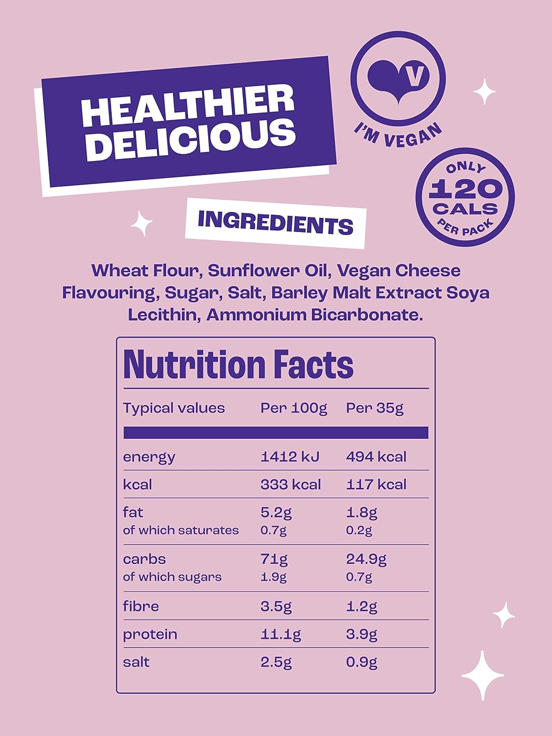 Nutritional information (full)