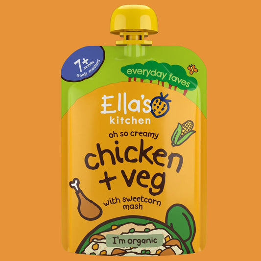 Ella's Kitchen - Stage 2 - Chicken + Veg With Sweetcorn Mash
