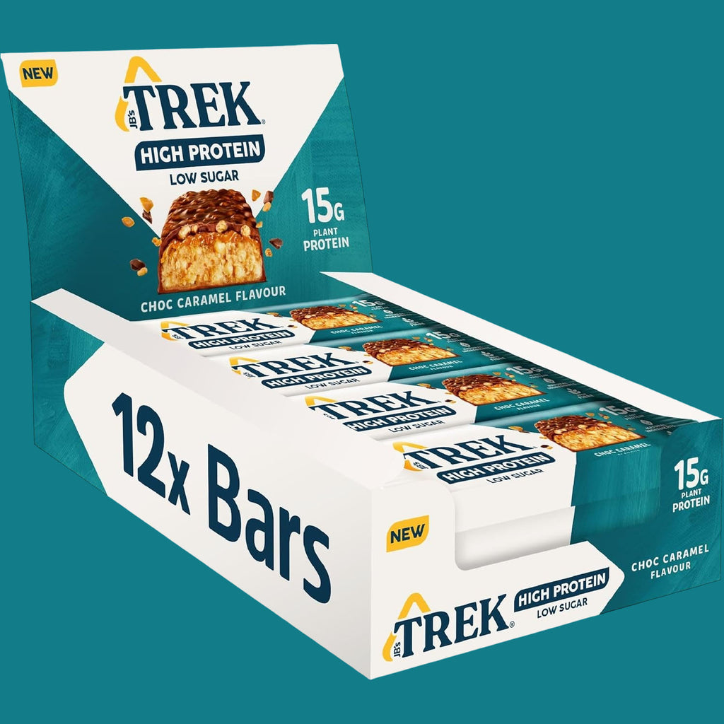 JB's TREK High Protein bar - Choc Caramel Pack of 12