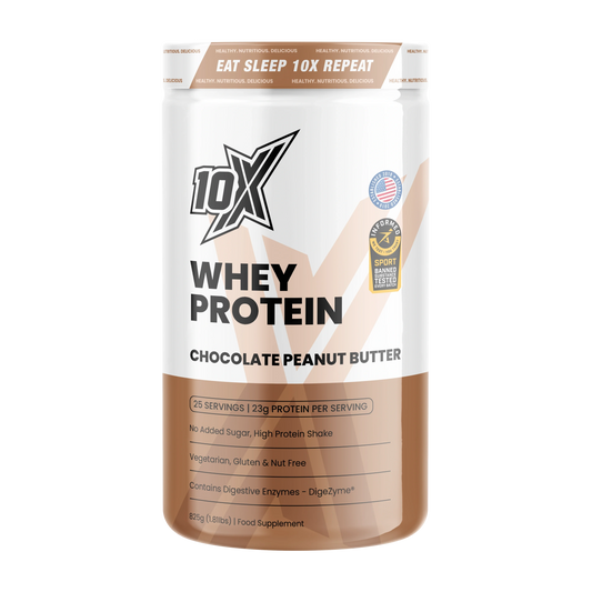 10X Athletic 10X Whey Protein 835g Chocolate Peanut Butter