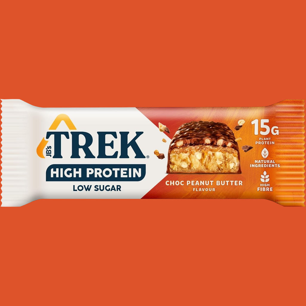 JB's TREK High Protein bar -Choc Peanut Butter 55g