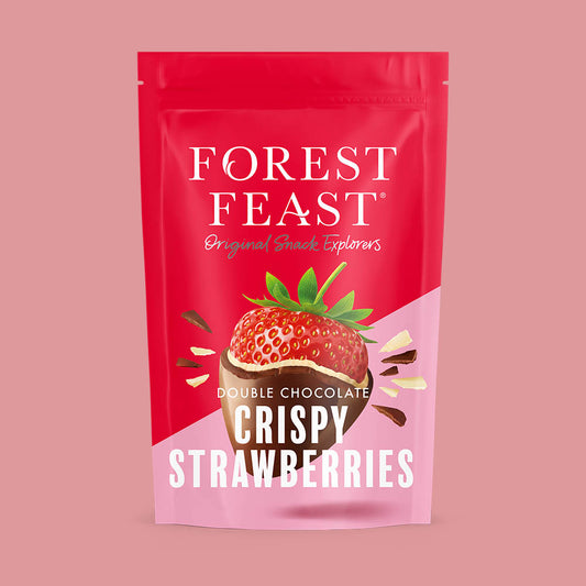 Forest Feast Double Chocolate Crispy Strawberries 100g