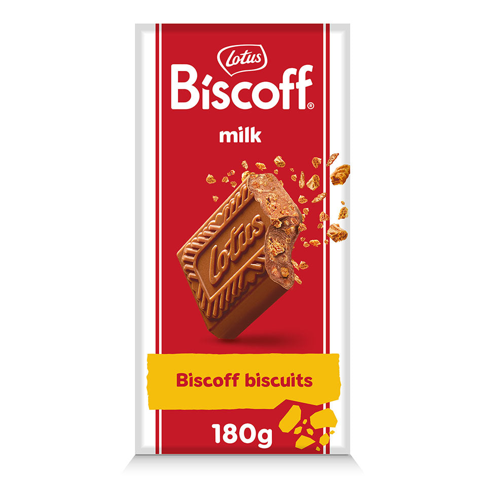 Lotus Biscoff - Milk chocolate with Biscoff crumbs