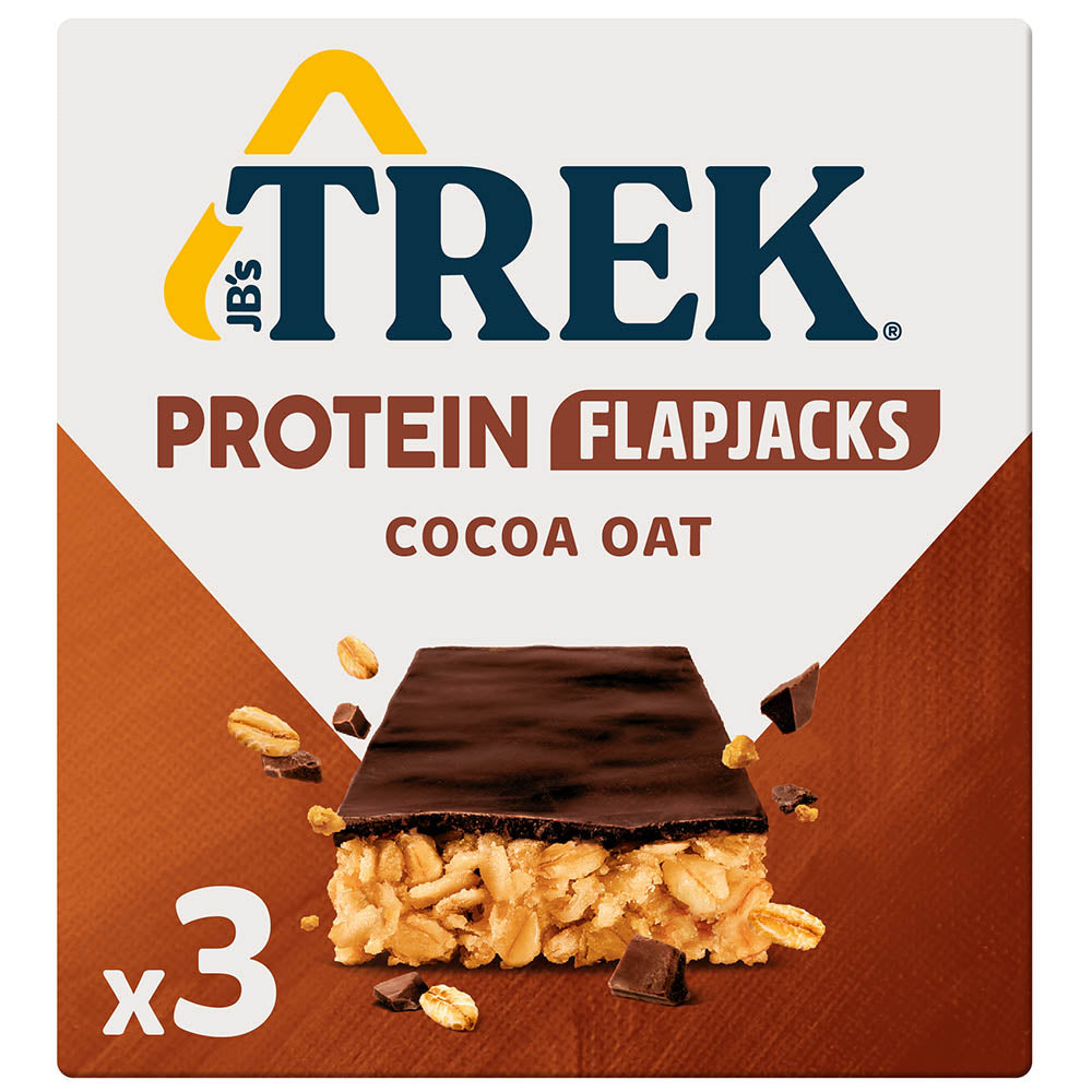 Trek Cocoa Oat Protein Flapjack