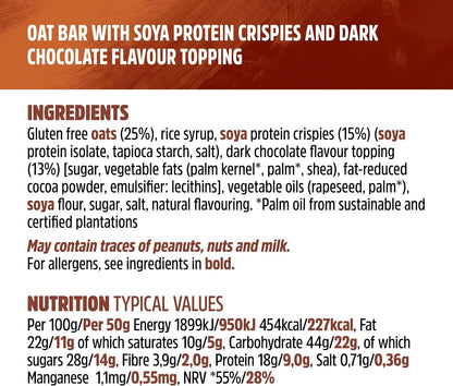 JB's Trek Cocoa Oat Protein Flapjack Pack of 36