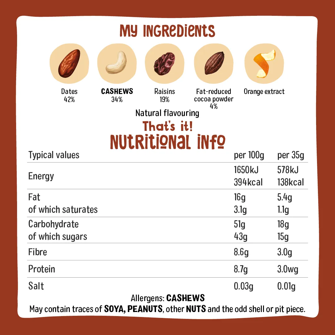 NAKD Cocoa Orange Single bar