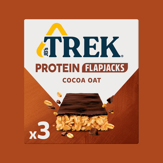 JB's Trek Cocoa Oat Protein Flapjack 3x50g