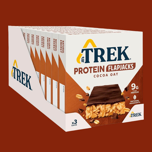 JB's Trek Cocoa Oat Protein Flapjack Pack of 36