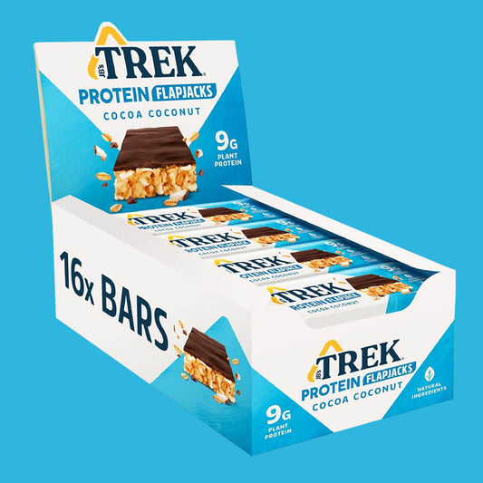 JB's Trek Cocoa Coconut Protein Flapjack Pack of 16