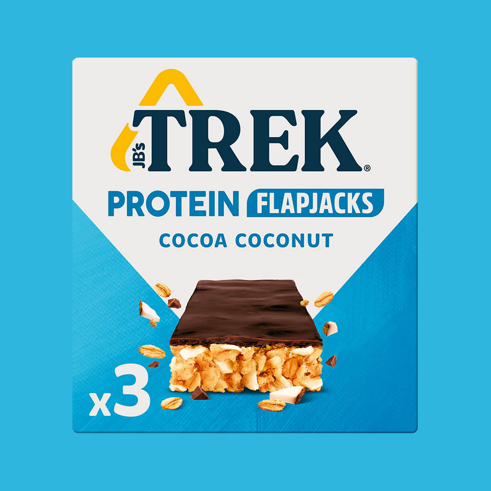 Trek Cocoa Coconut Protein Flapjack 3x50g