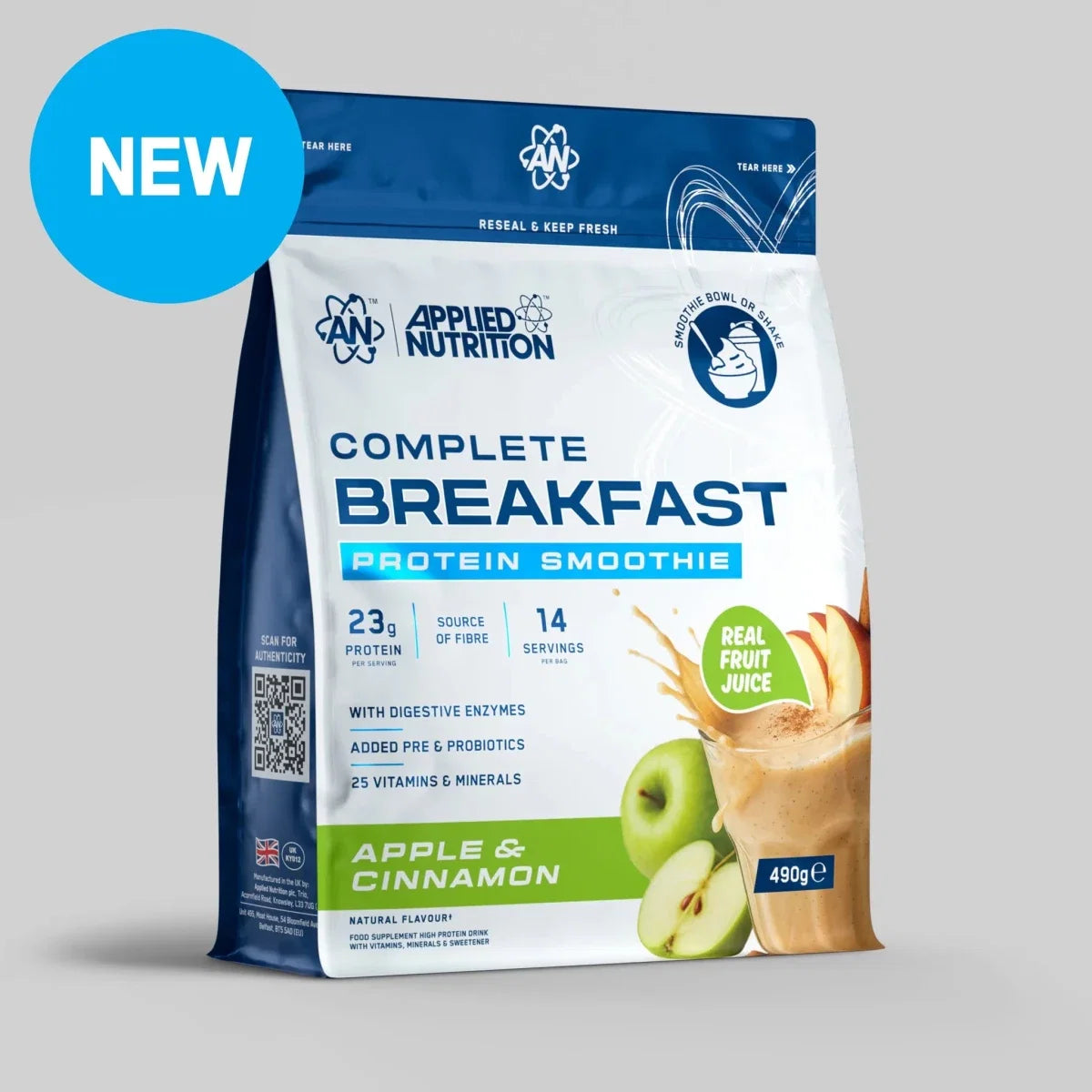Applied Nutrition Complete Breakfast 490g Apple Cinnamon