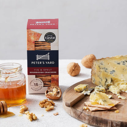 Peter's Yard - Fig & Spelt Sourdough Crackers Short dated