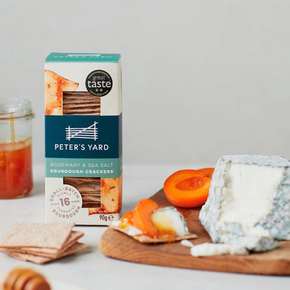Peter's Yard - Rosemary & Sea Salt Sourdough Crackers