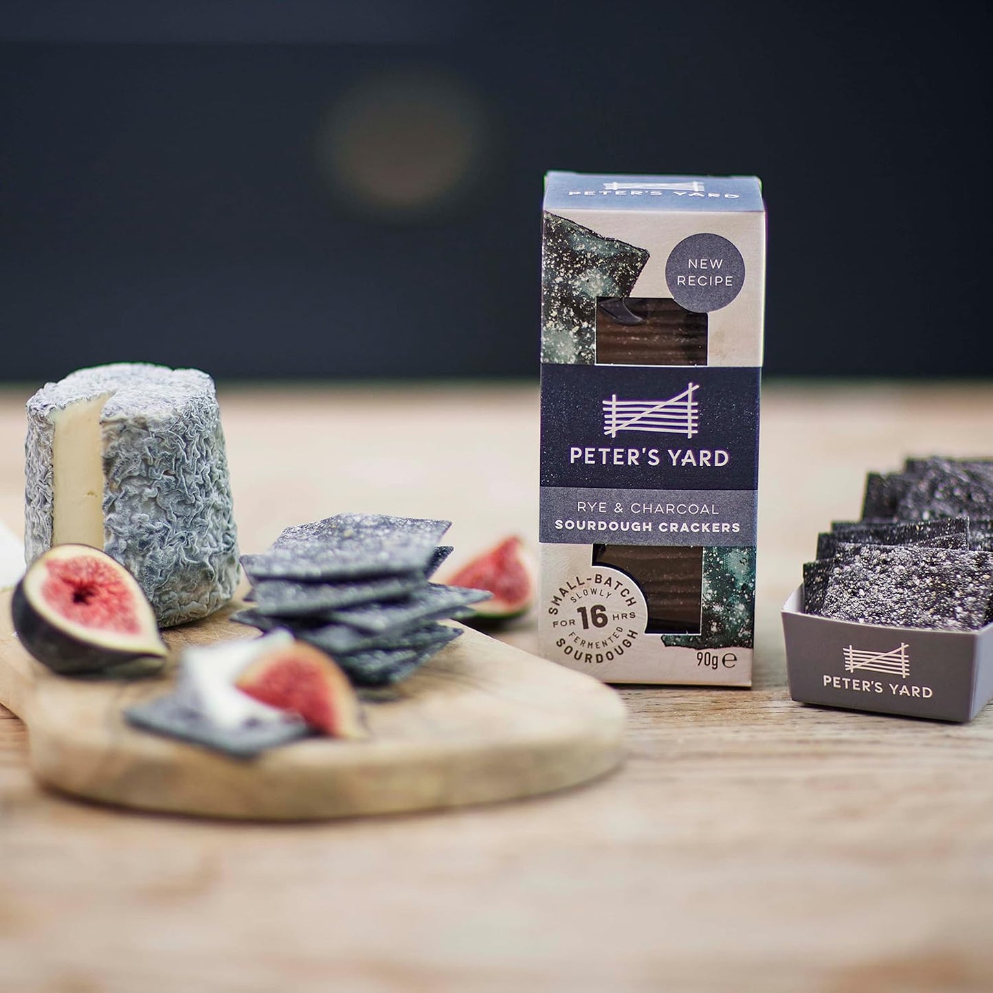 Peter's Yard- Rye & Charcoal Sourdough Crackers