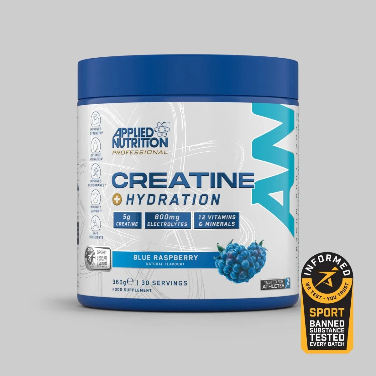 Applied Nutrition Creatine Hydration 360g Blue Raspberry