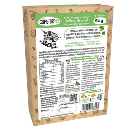 Cupster Instant Not Alfredo Broccoli Pasta 94g