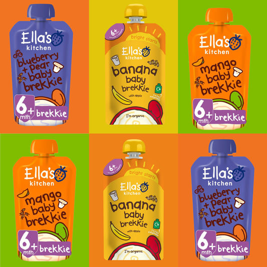 Ella's Kitchen - Baby Brekkie Selection 6x100g