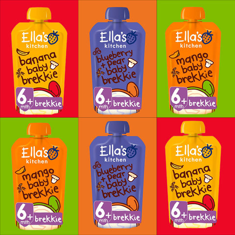 Ella's Kitchen - Baby Brekkie Selection 6x100g