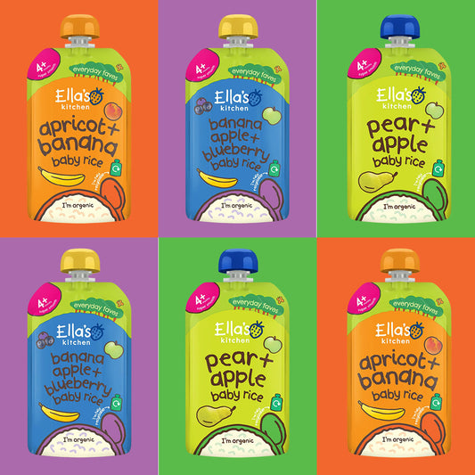Ella's Kitchen - Baby Rice Selection 6x120g