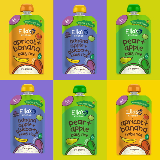 Ella's Kitchen - Baby Rice Selection 6x120g