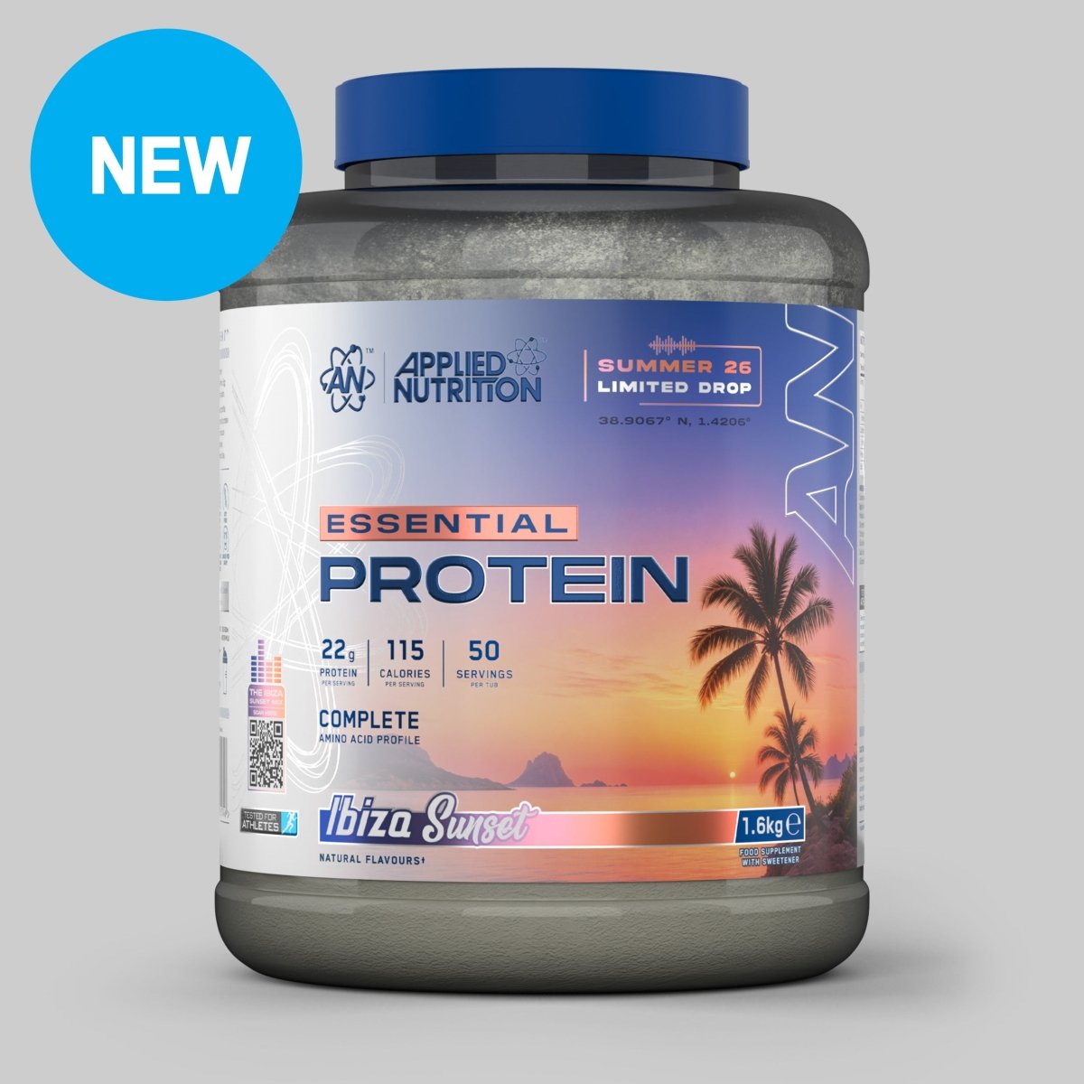 Applied Nutrition Essential Protein 1.6kg Ibiza Sunset