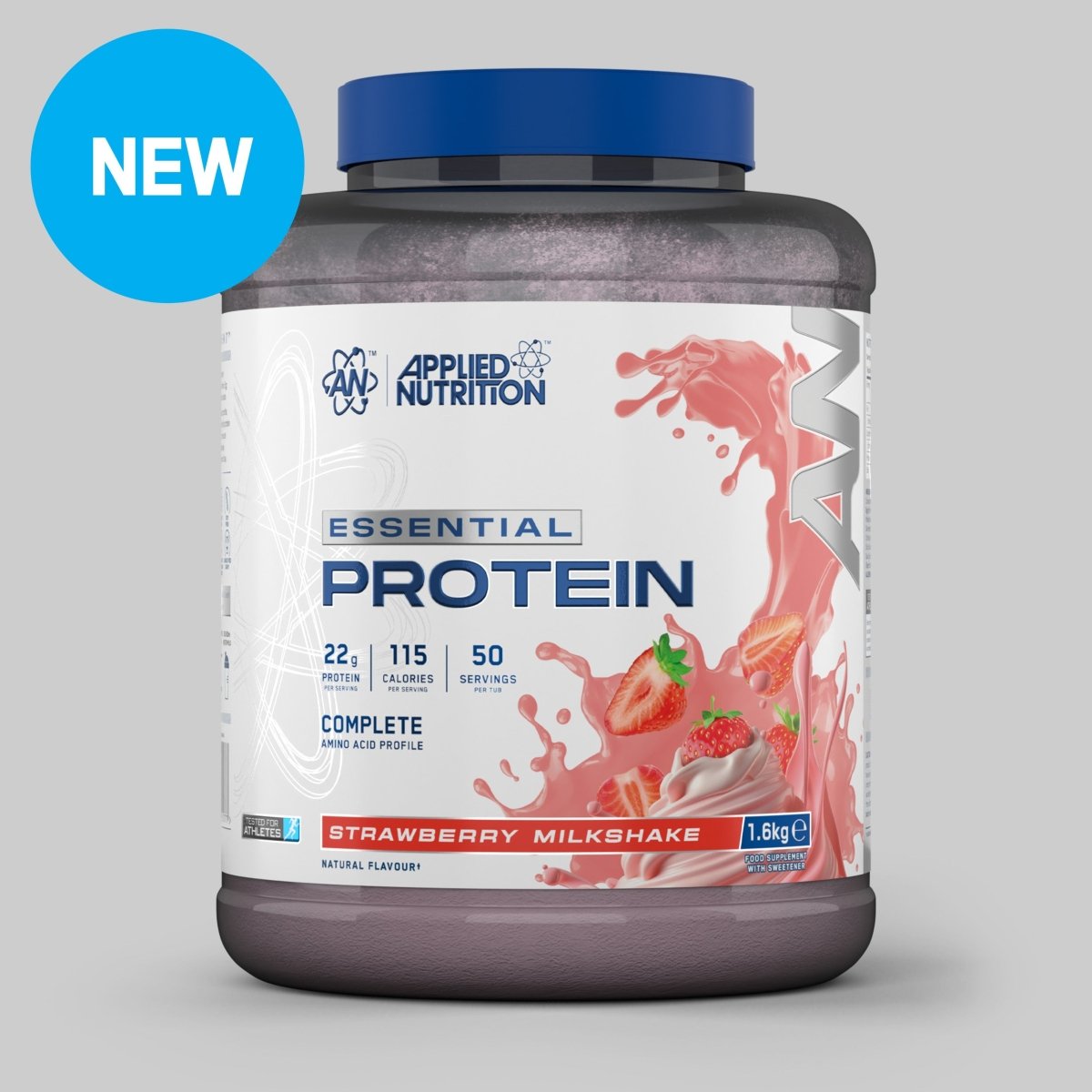 Applied Nutrition Essential Protein 1.6kg Strawberry Milkshake