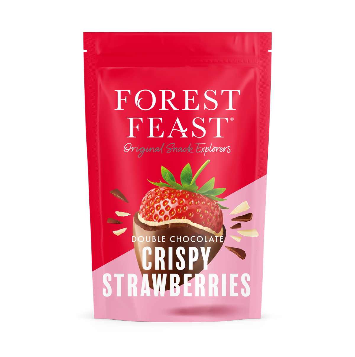 Forest Feast Double Chocolate Crispy Strawberries 100g