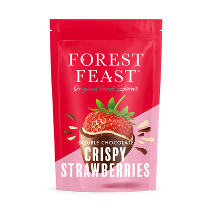 Forest Feast Double Chocolate Crispy Strawberries 100g