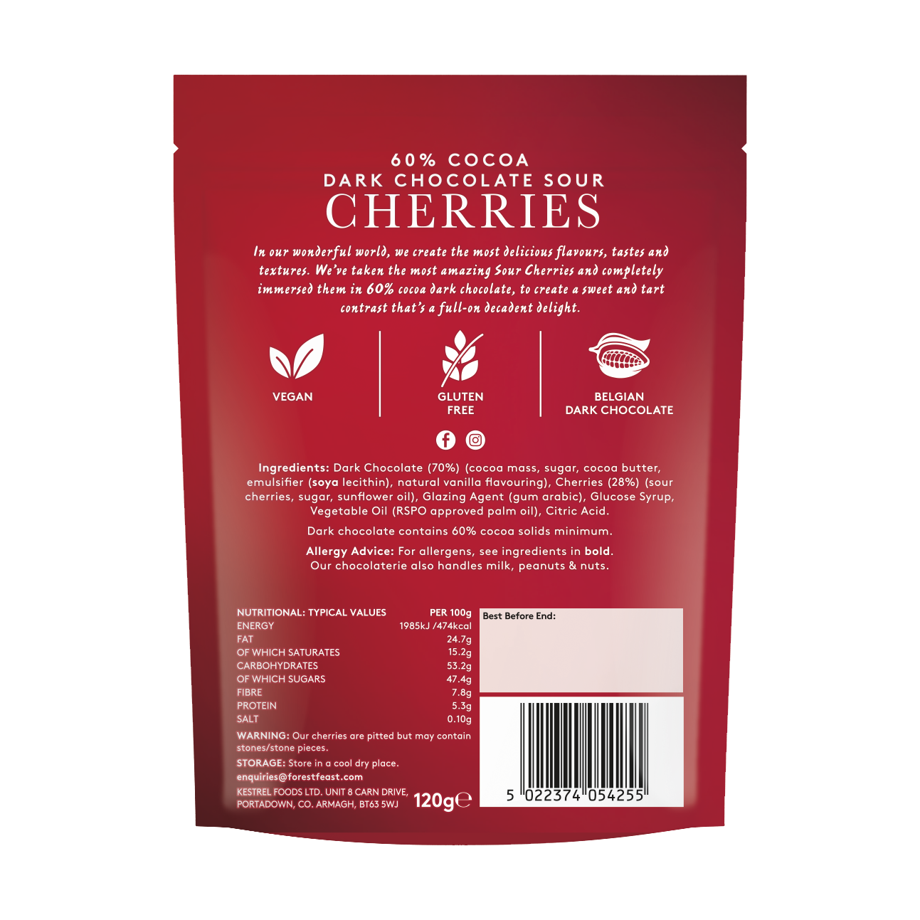 Forest Feast - Dark Chocolate Sour Cherries