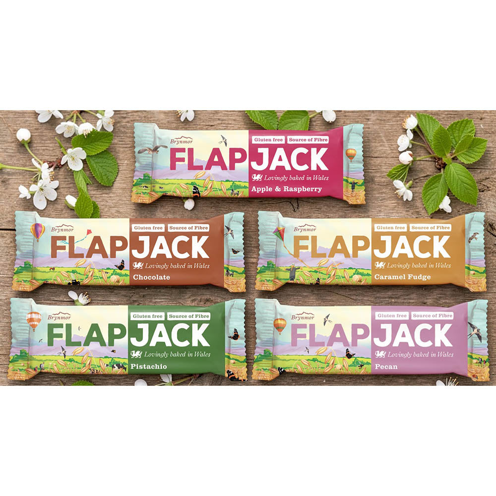 Brynmor Gluten Free Flapjack 5 Flavour 20 Pack Selection Box