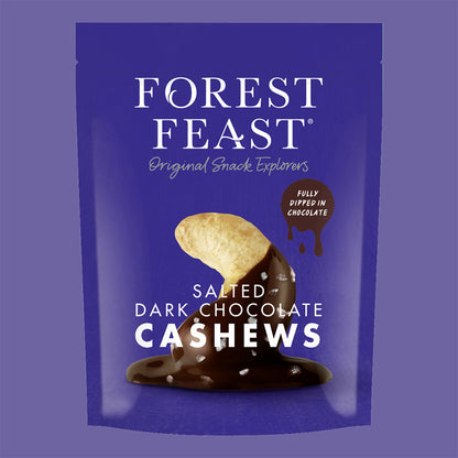 Forest Feast Salted Dark Chocolate Cashews Chocolate Nuts 120g