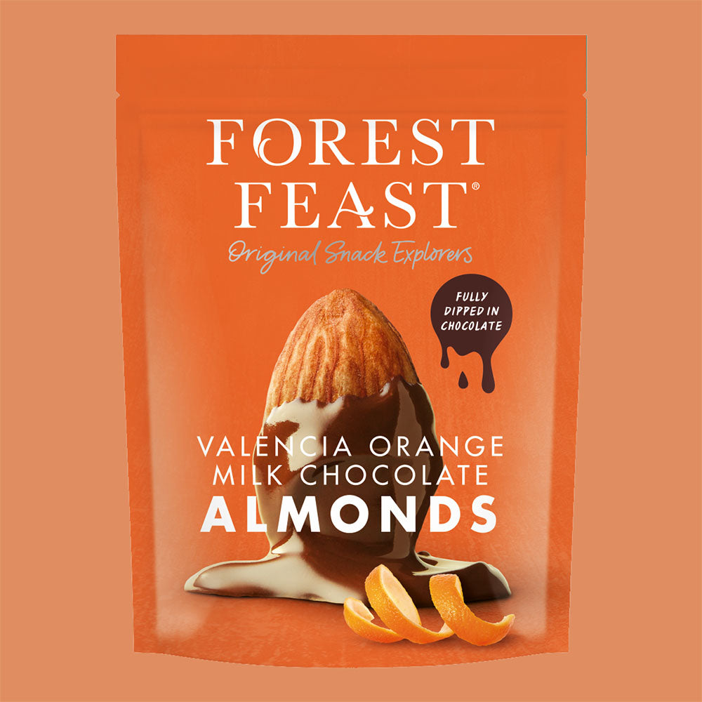Forest Feast - Valencia Orange Milk Chocolate Almonds