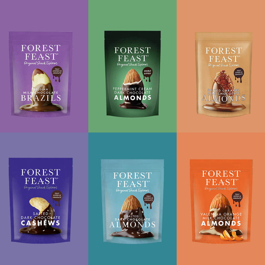 Forest Snacks Forest Feast -Chocolate Covered Nut Selection – Free From Direct