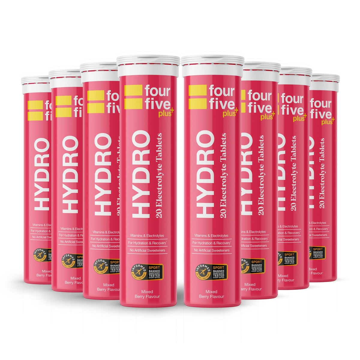 FourFive Hydro Plus Effervescent Tablets 8x20 Tabs Mixed Berry