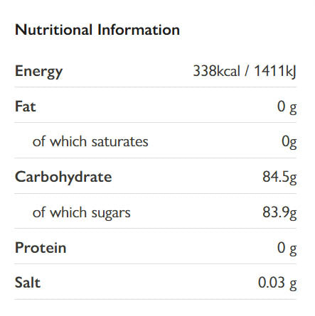Nutritional information